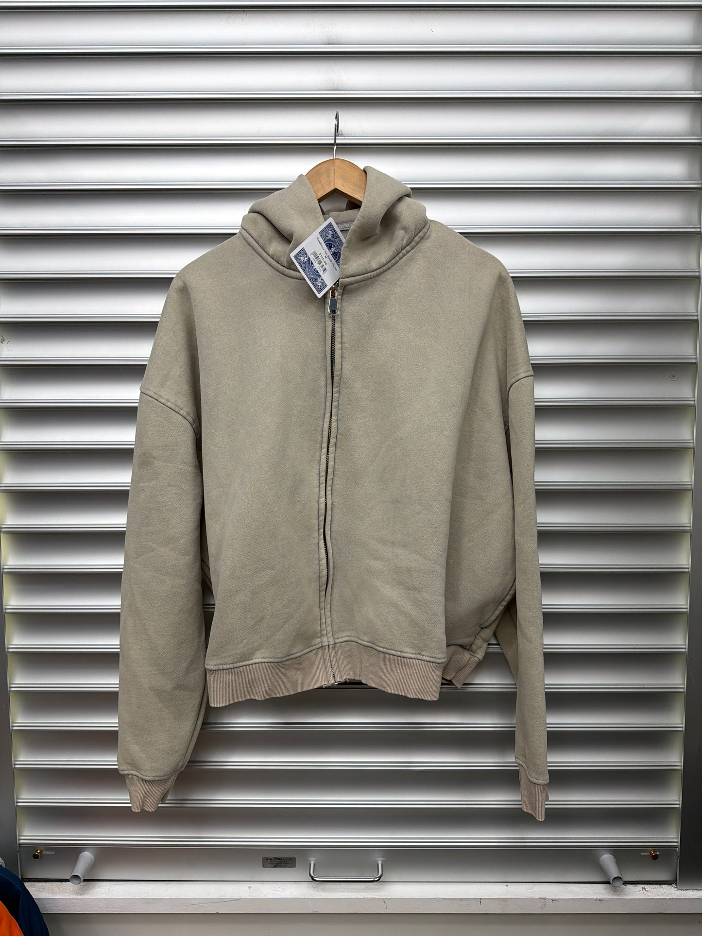 Raspberry Tan Blank Zip Up - M