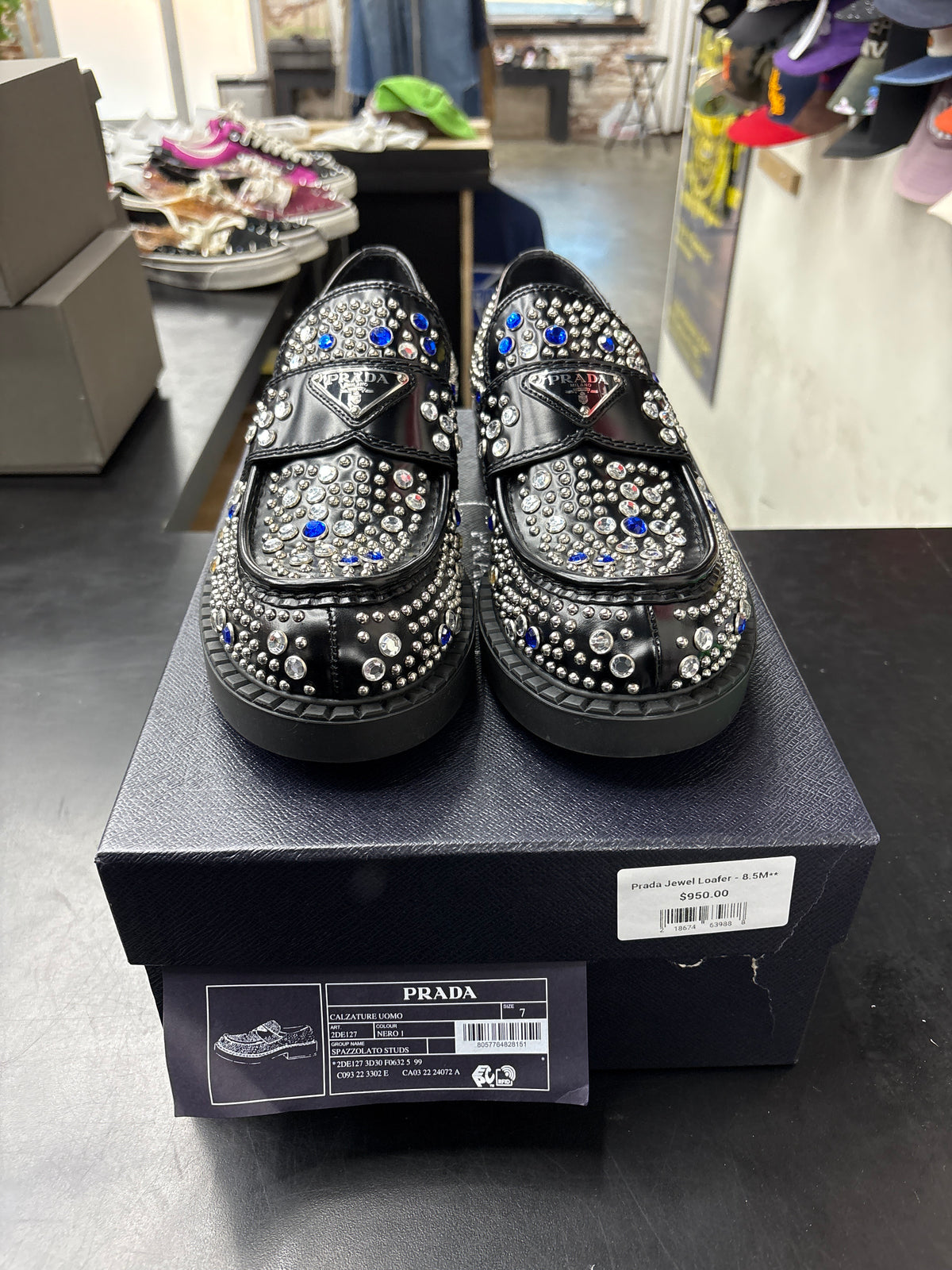 Prada Jewel Loafer - 8.5M**