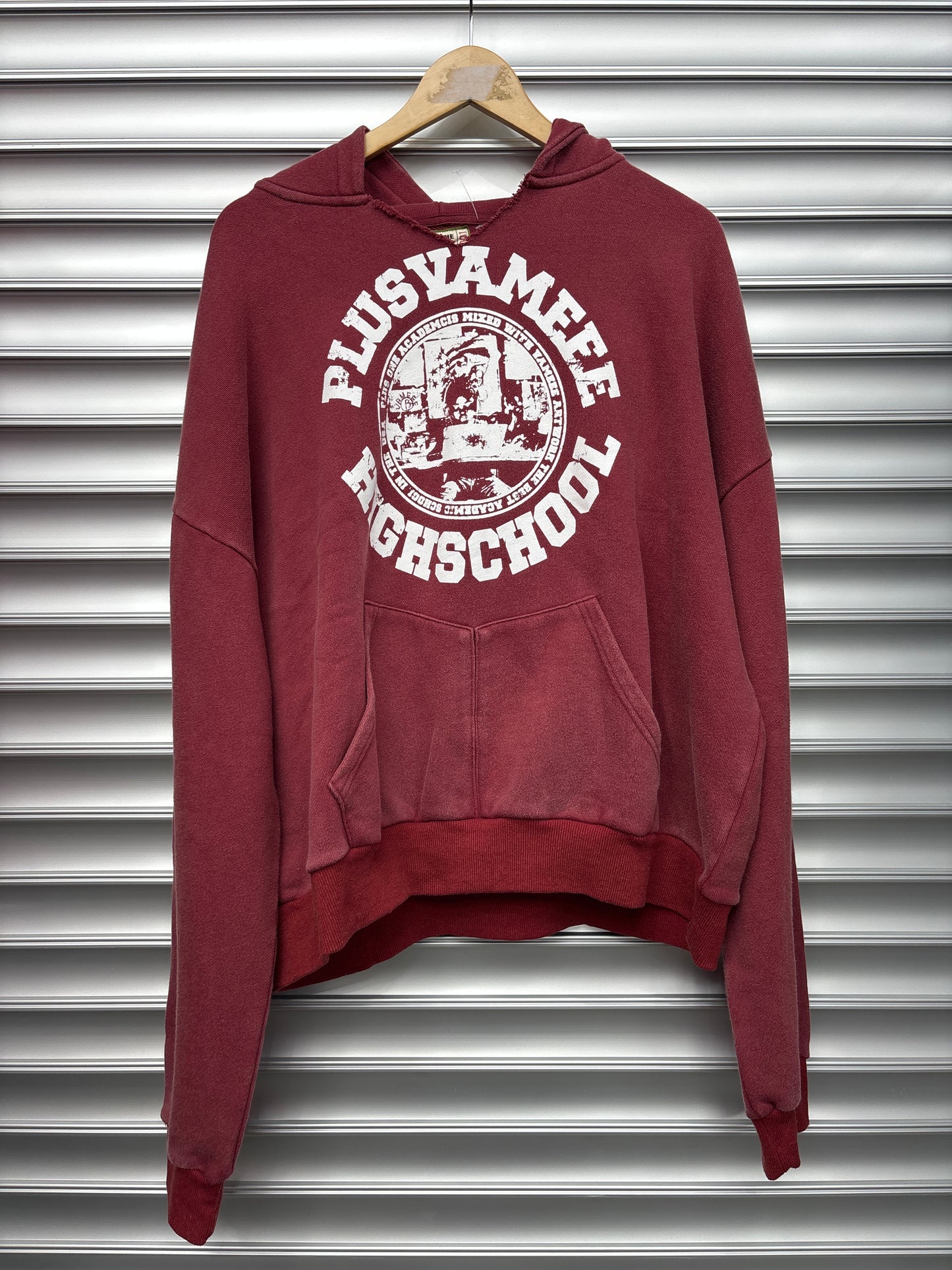 Plus One Vamee Red Hoodie - L