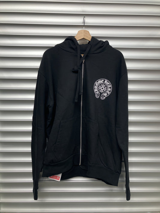 Brand New Large Chrome Zip Up - L