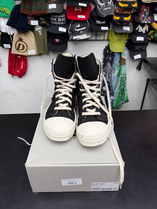 Rick Owen DRKSHDW High Slashed Black (U) - 43(10)