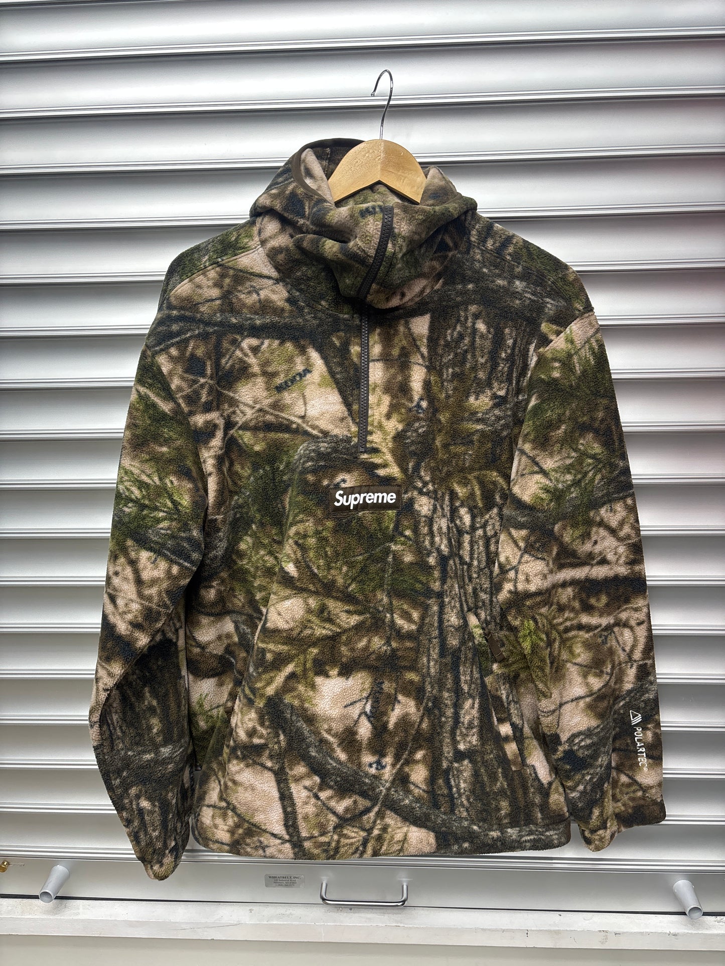 Supreme Camo Polartec Half Zip - Medium