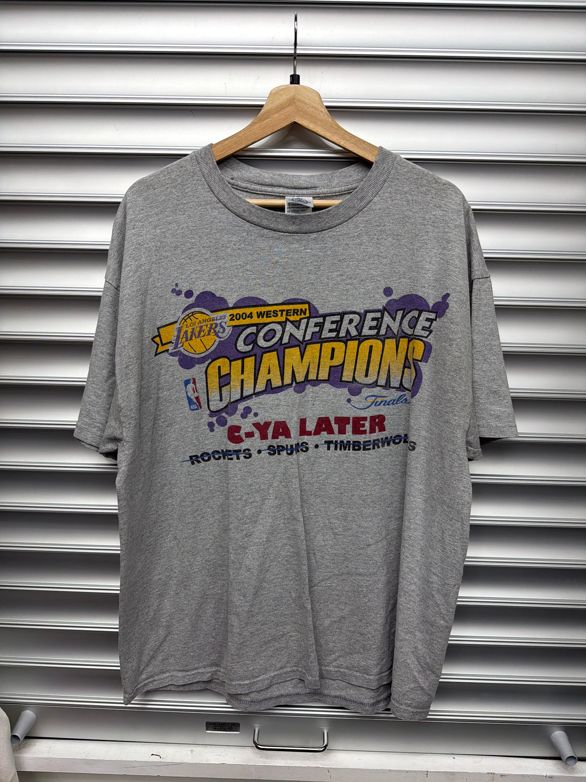 Vintage Lakers Championship Tee - XL**