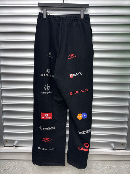 Balenciaga All Over Print Sweatpants - XS