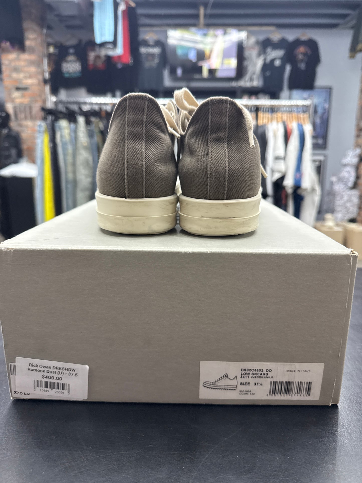 Rick Owen DRKSHDW Ramone Dust (U) - 37.5