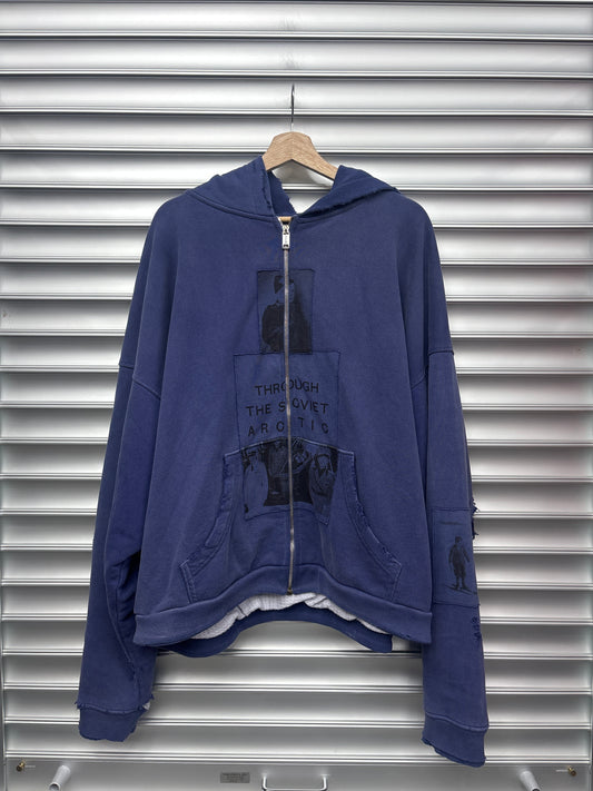 Brand New ERD Blue Zip Up - XXL