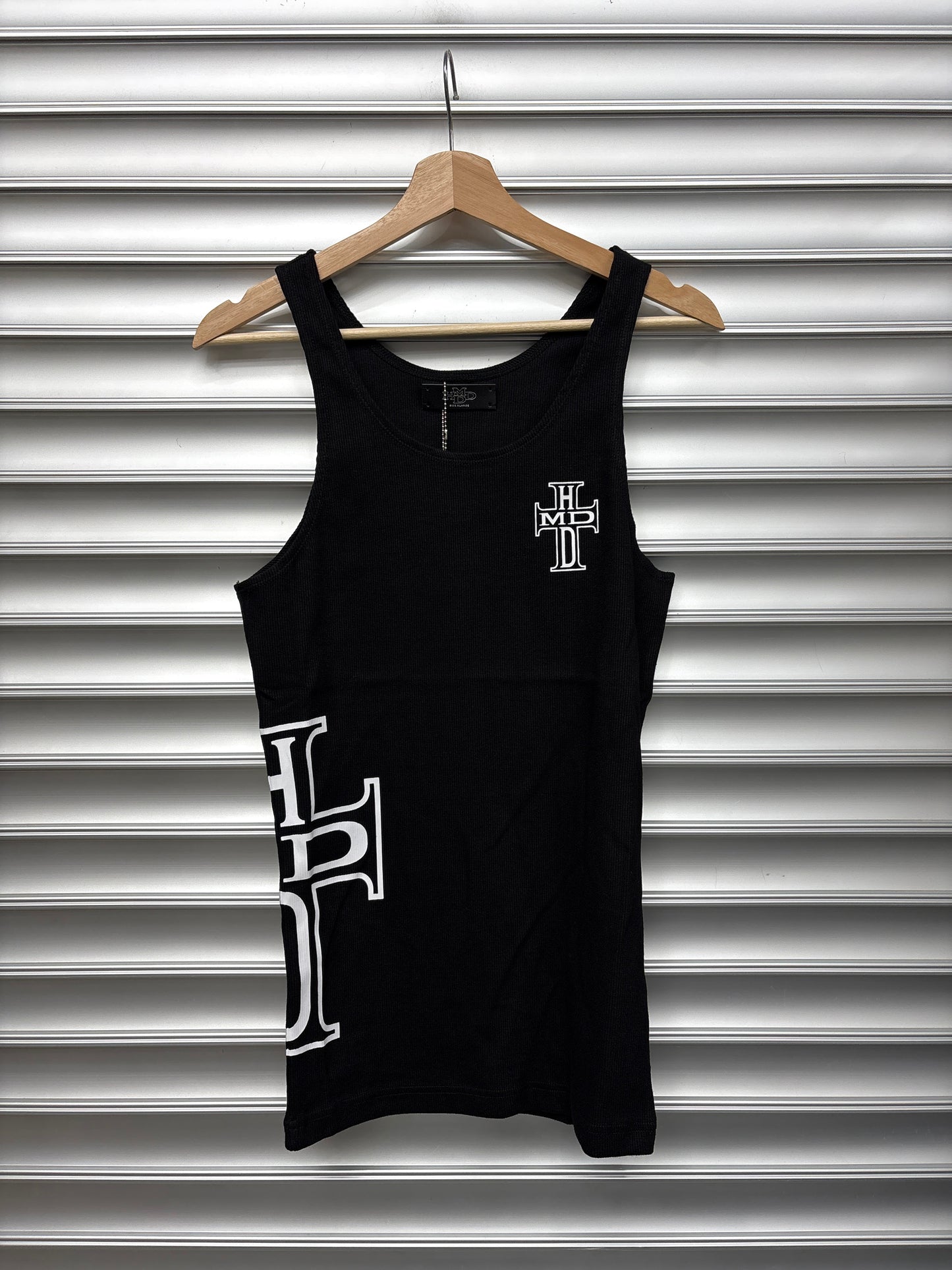 HMDD Black Cross Tank - S