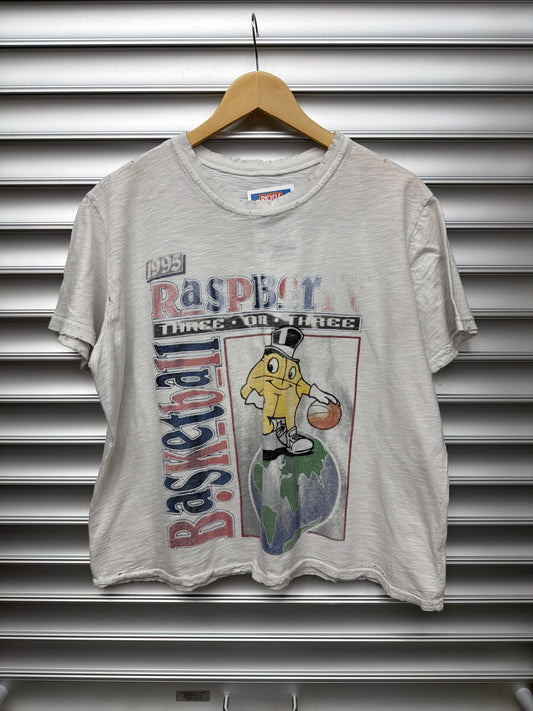 Raspberry Three On Three Tee - S
