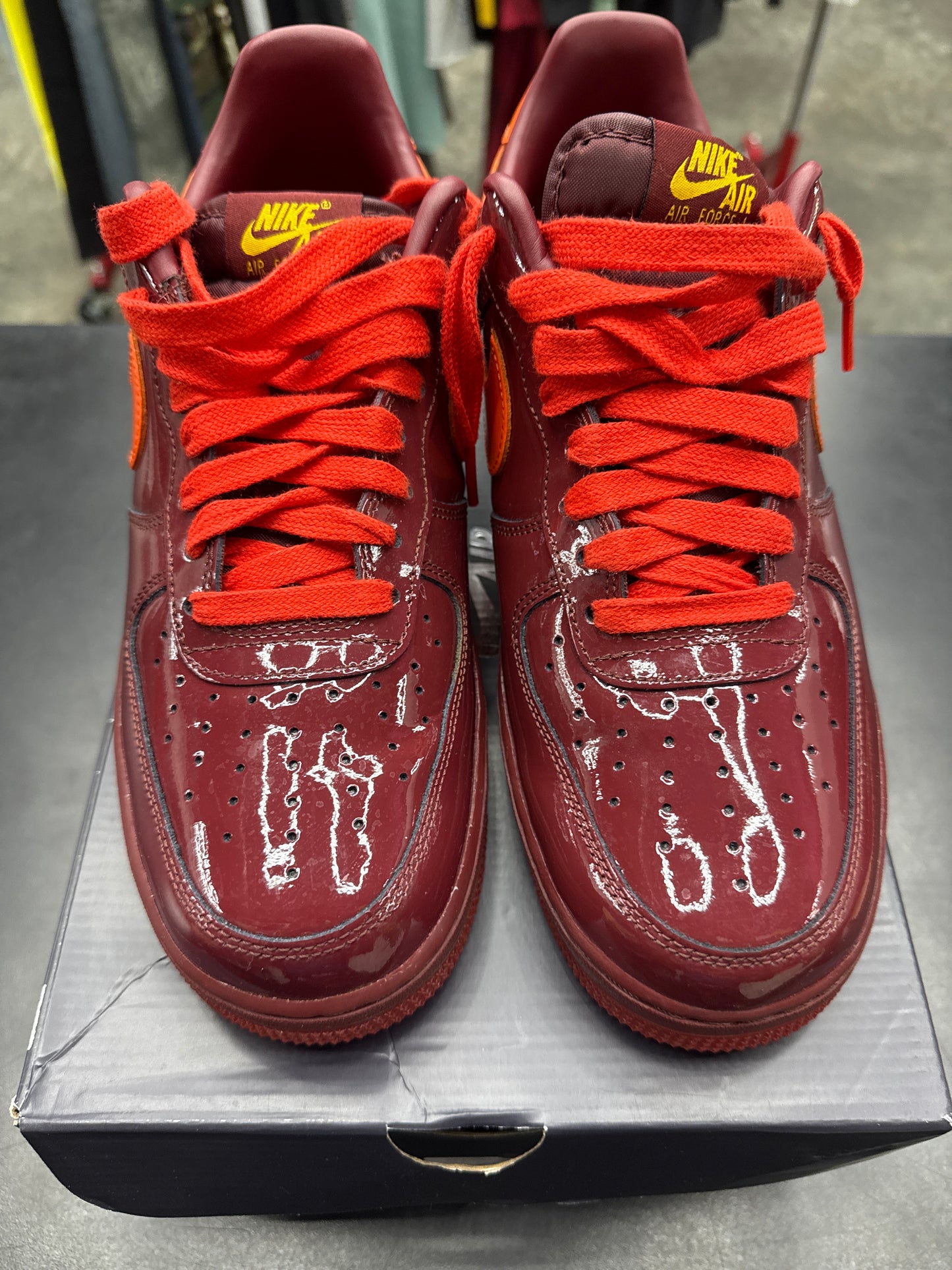 AF1 Patent Dark Team Red (U) - 10M