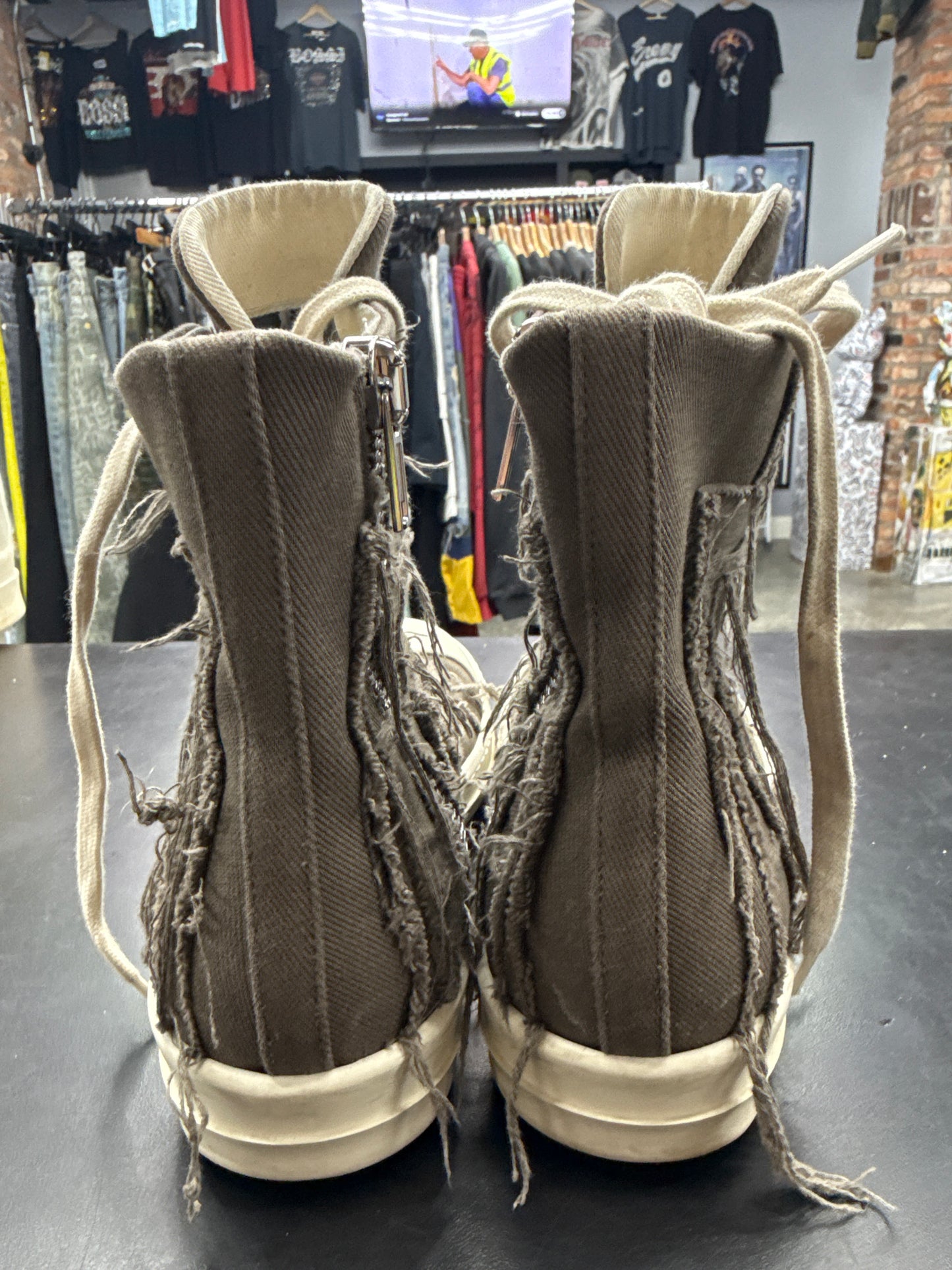 Rick Owen DRKSHDW High Slashed Dust (U) - 41(8) (NB)