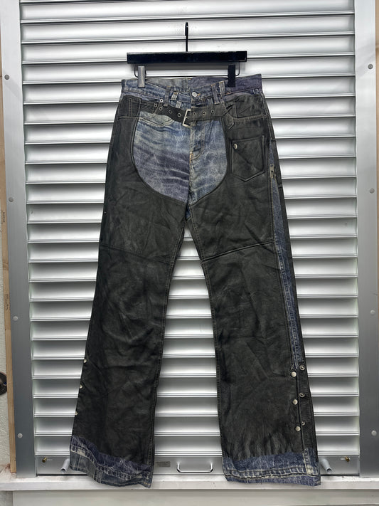 Acne Studios Trompe Loeil Leather Holster Denim - 50