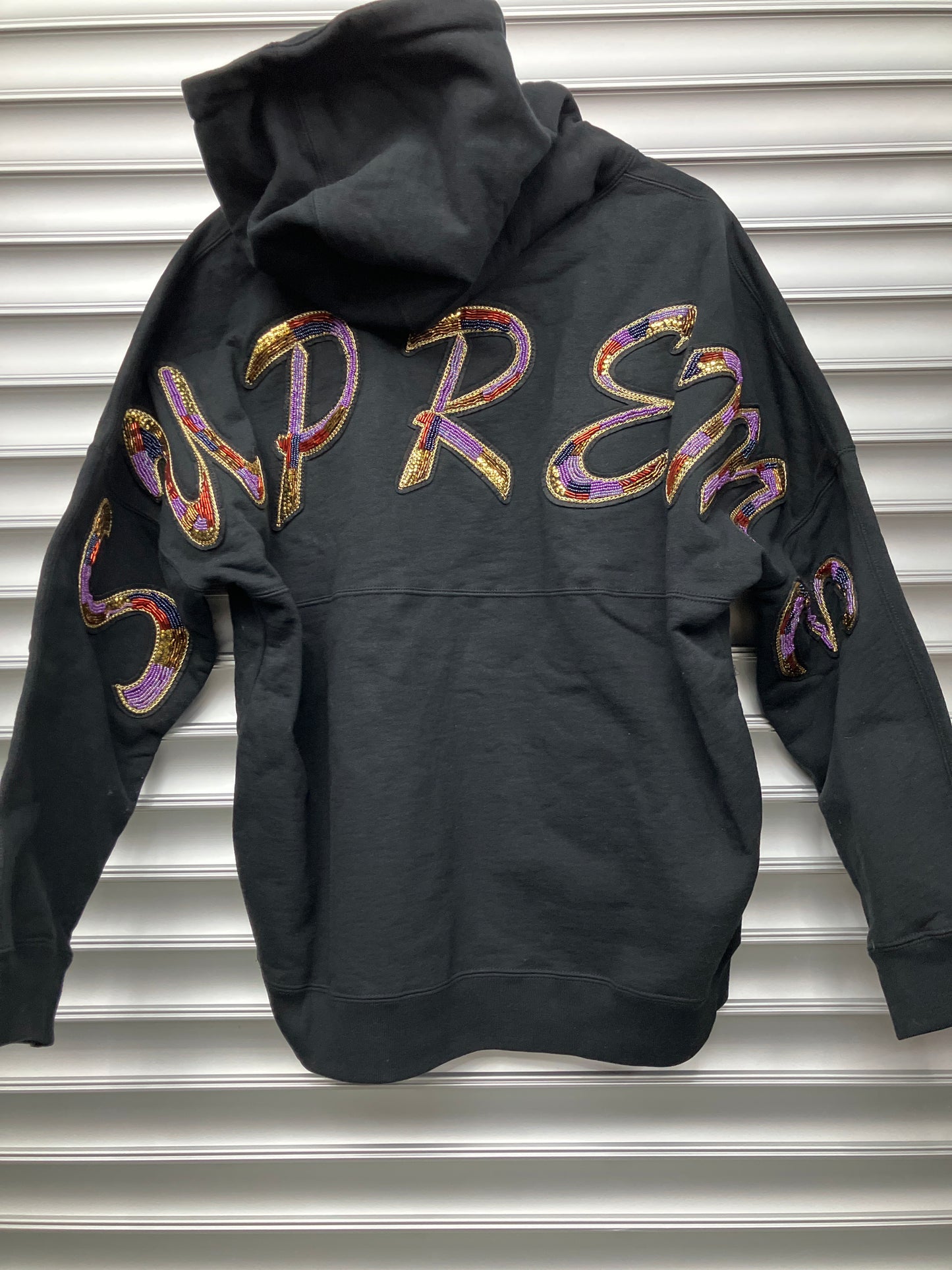 Supreme Beaded Hoodie - M