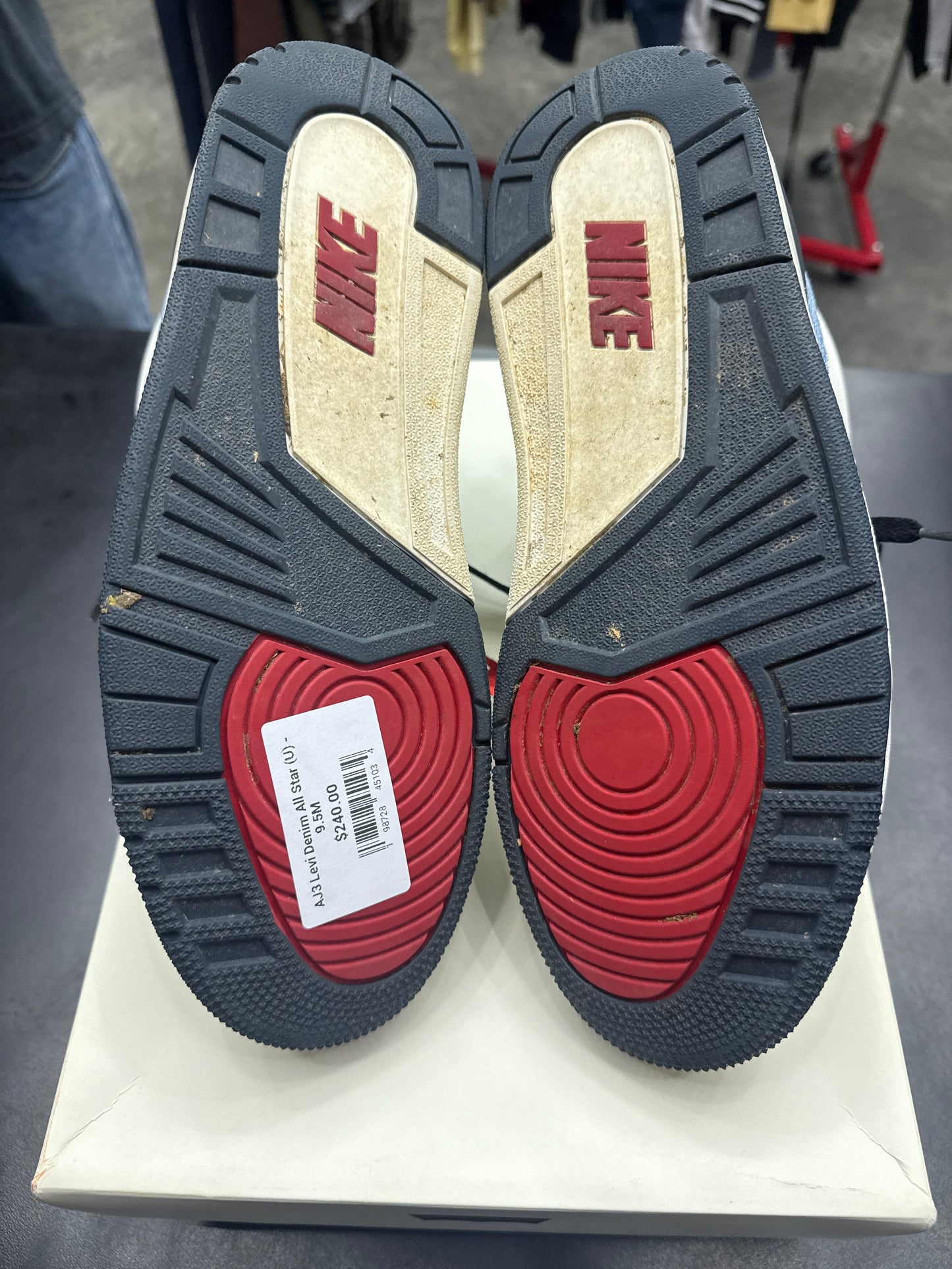 AJ3 Levi Denim All Star (U) - 9.5M