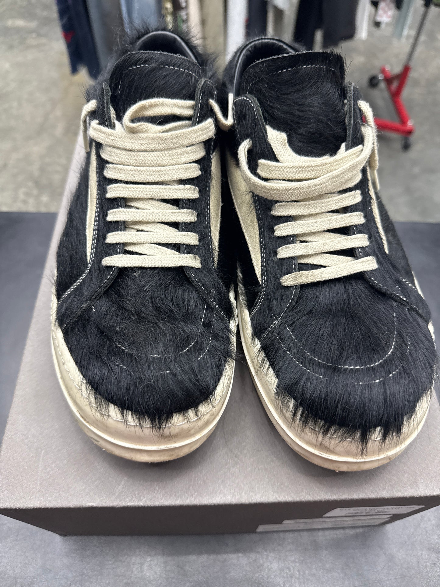 Rick Owen Vintage Pony Hair Black (U) - 44(11)