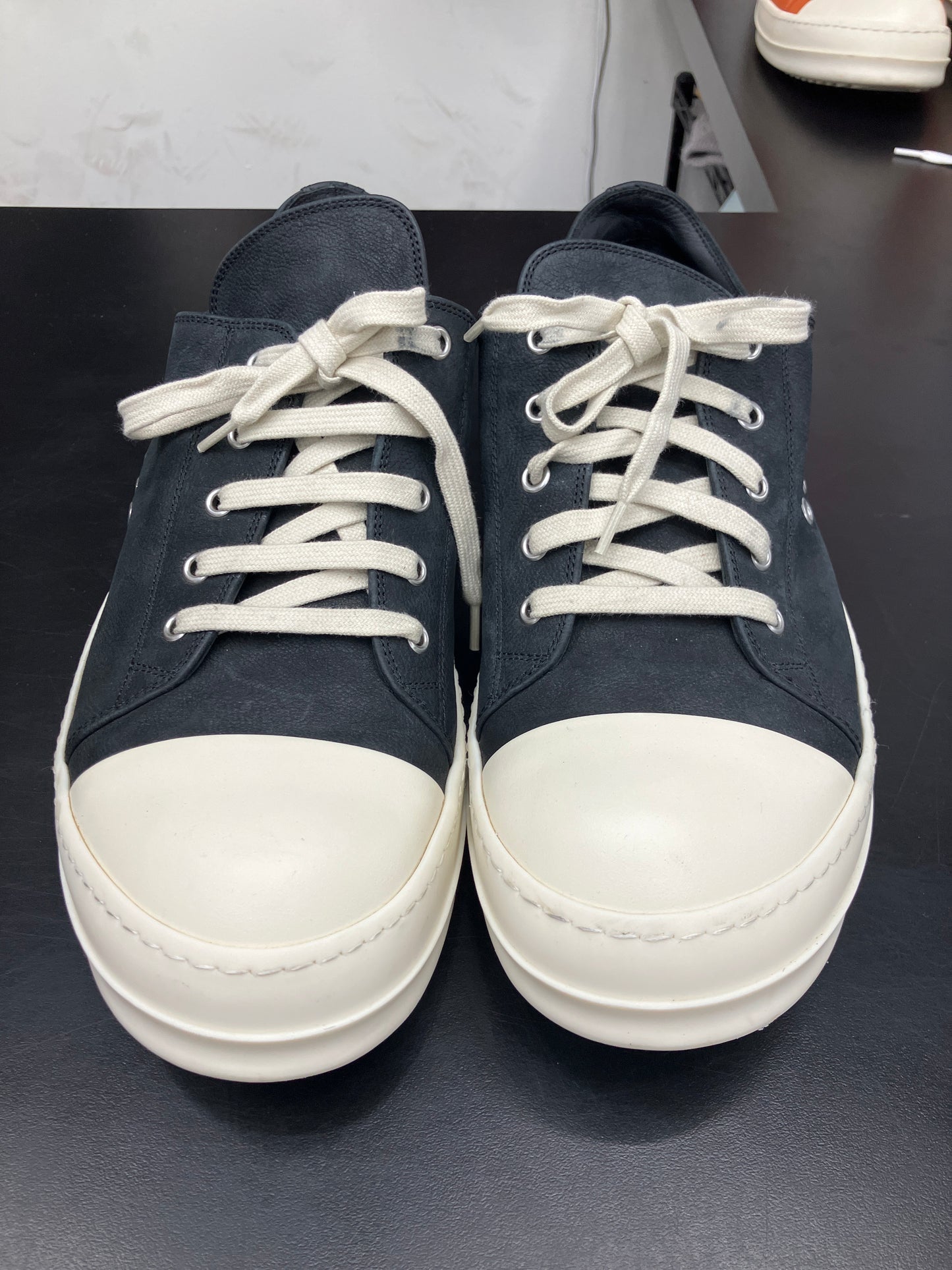Rick Owen Extreme Low Black Nubuck (U) - 44(11) (NB)
