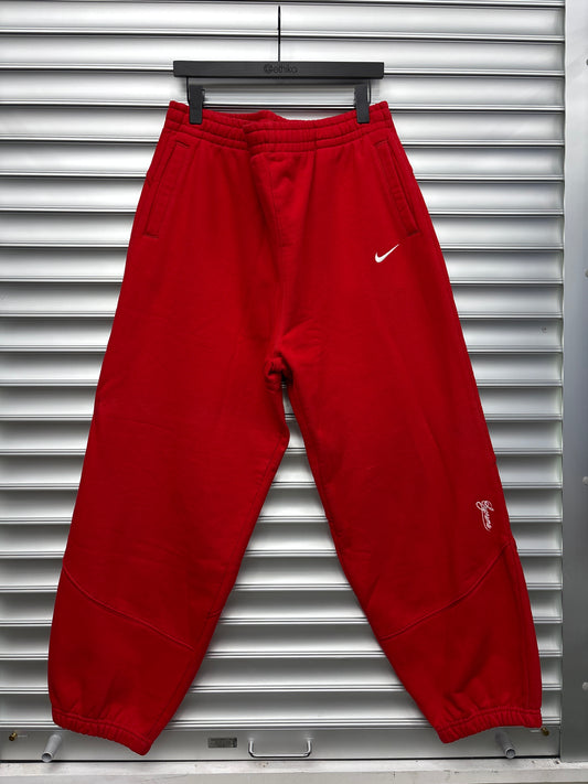 Supreme Nike Red Sweatpants - XL
