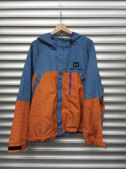 Hidden Season Plaid Nylon Jacket - M