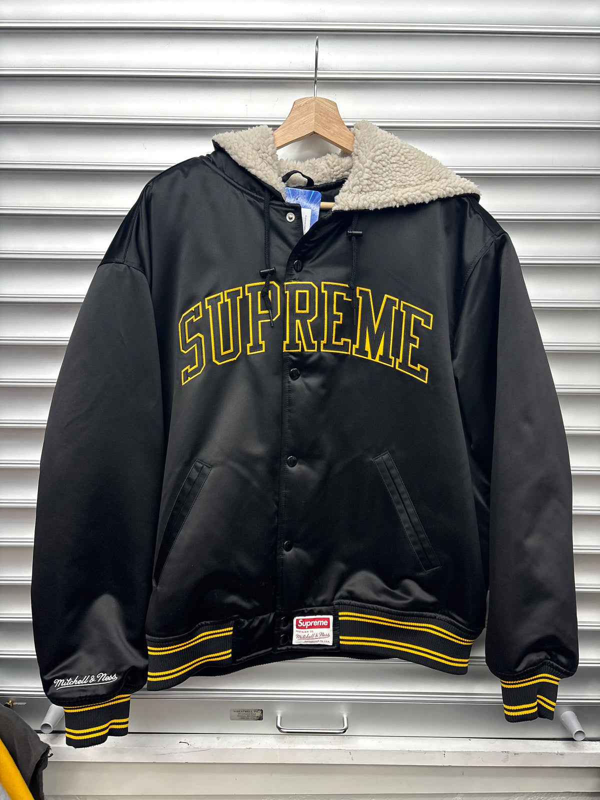 Supreme Satin Thermal Lined Hoodie - L**