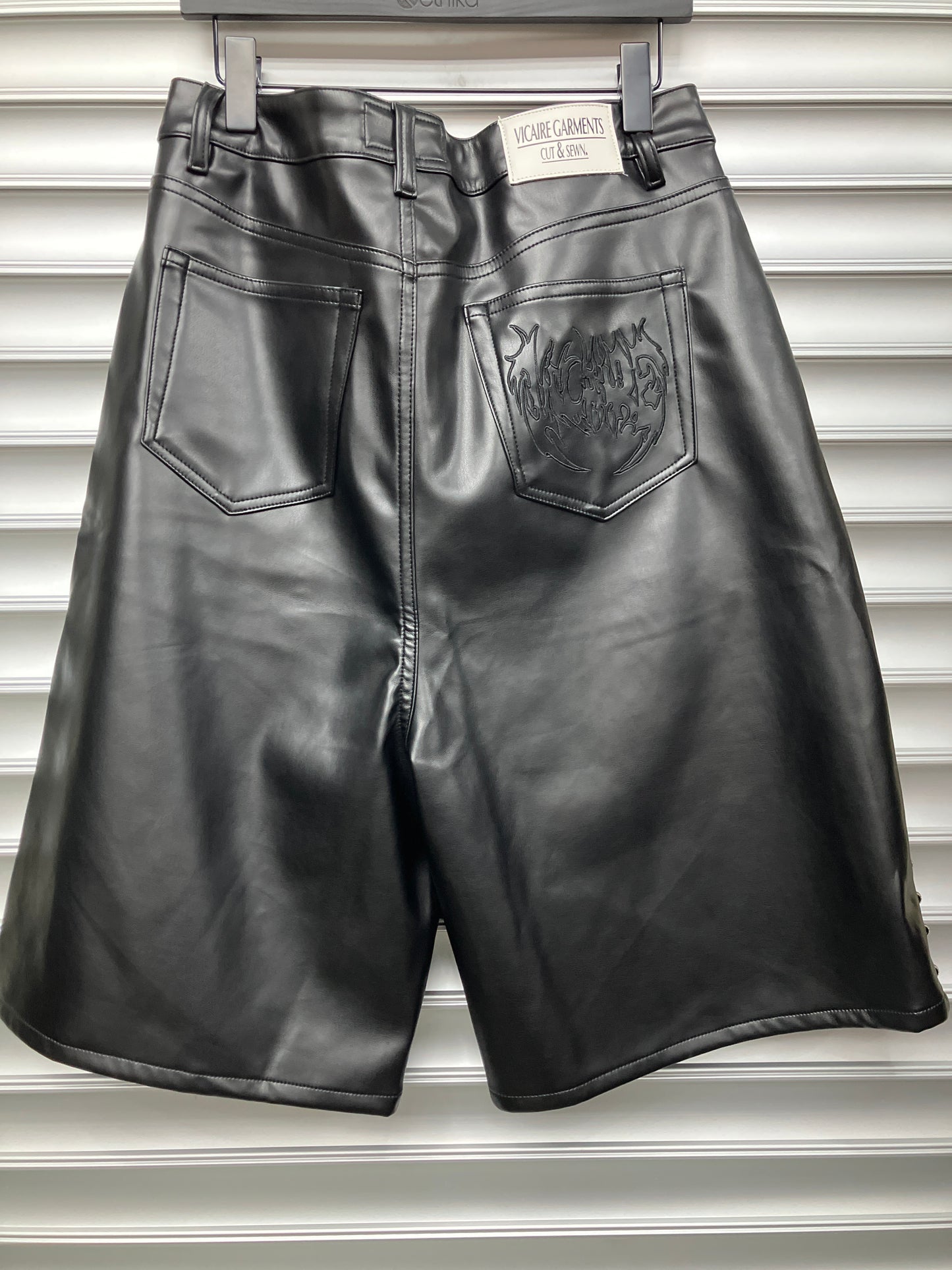 Vicaire Arcane Leather Shorts - 34