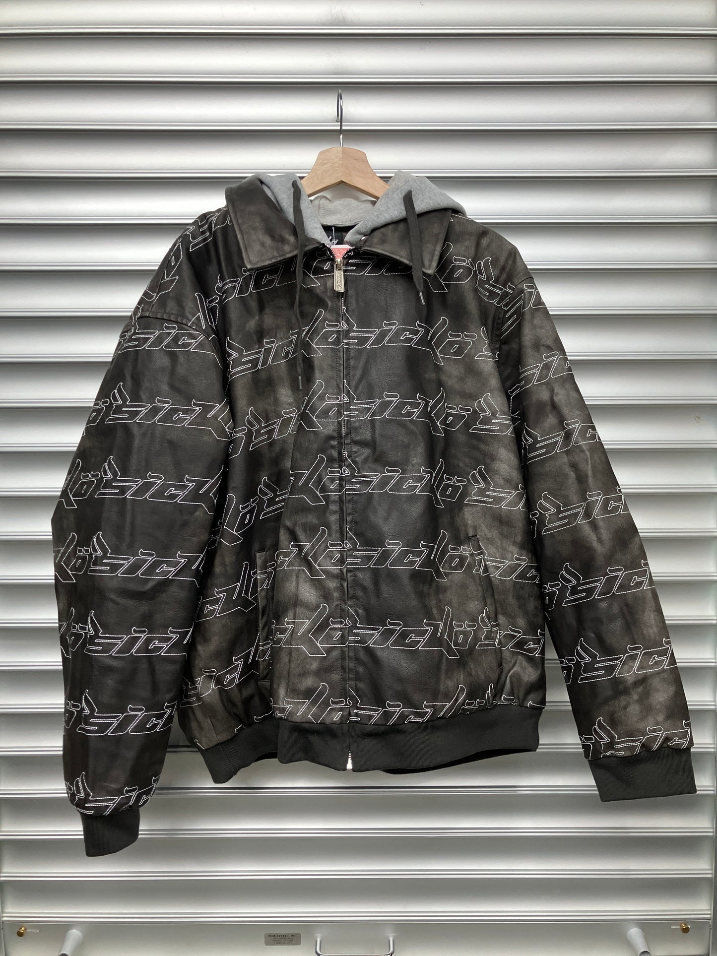 Sicko Leather Convertible Hoodie - 2XL