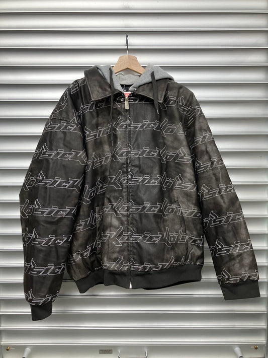 Sicko Leather Convertible Hoodie - 2XL
