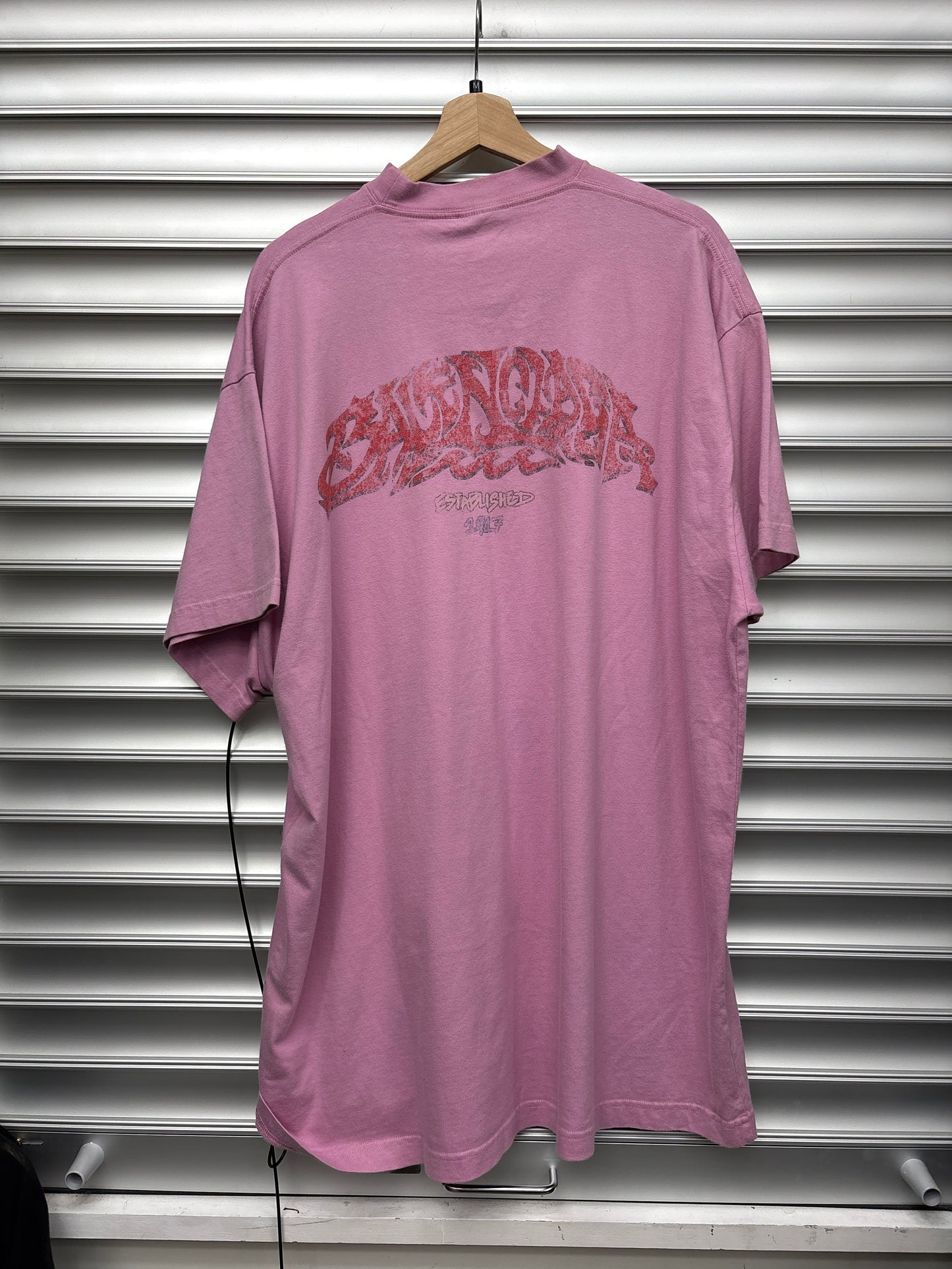Balenciaga Pink Tee - 2**