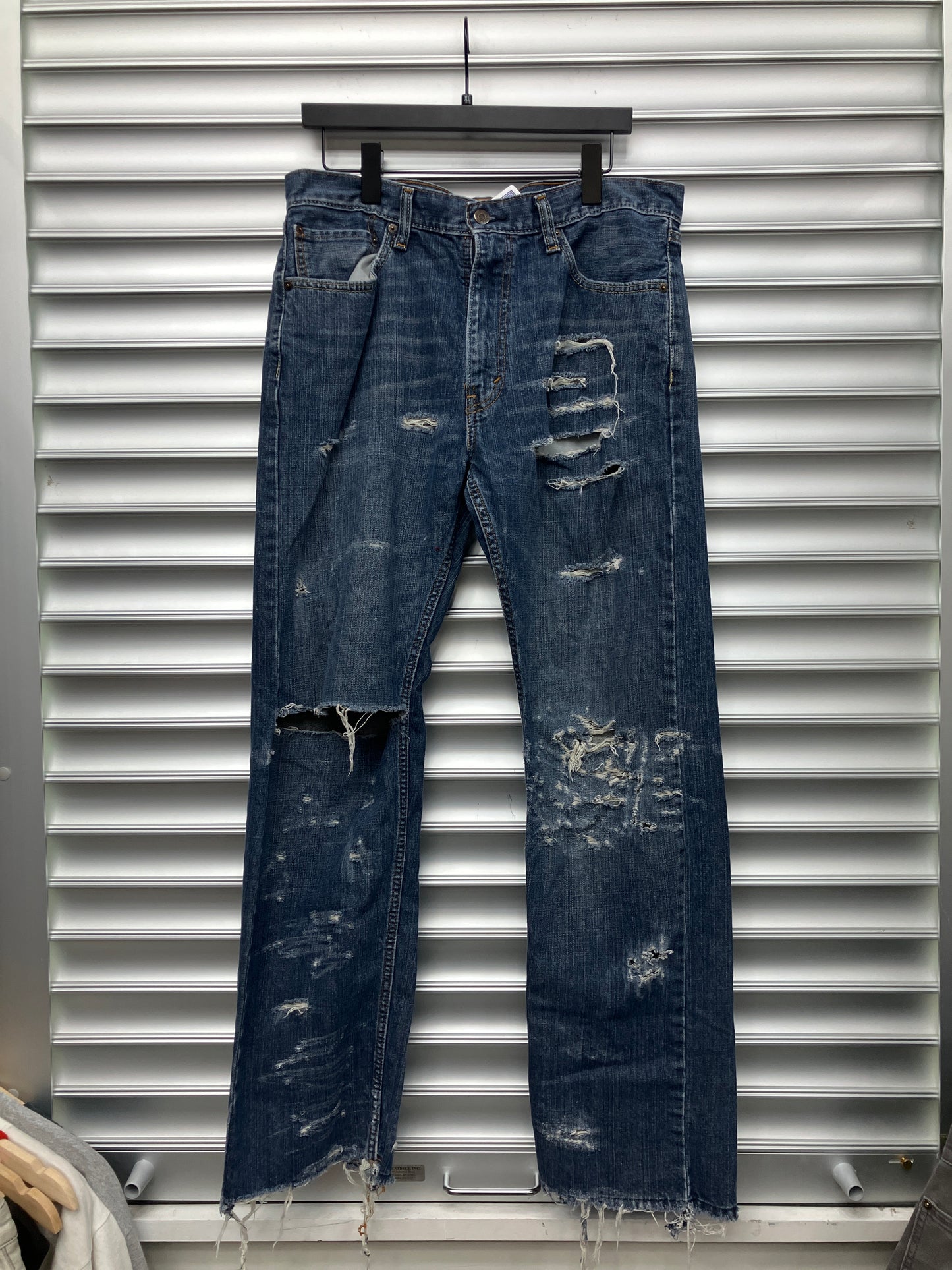 Vintage Harley Distressed Denim - 36