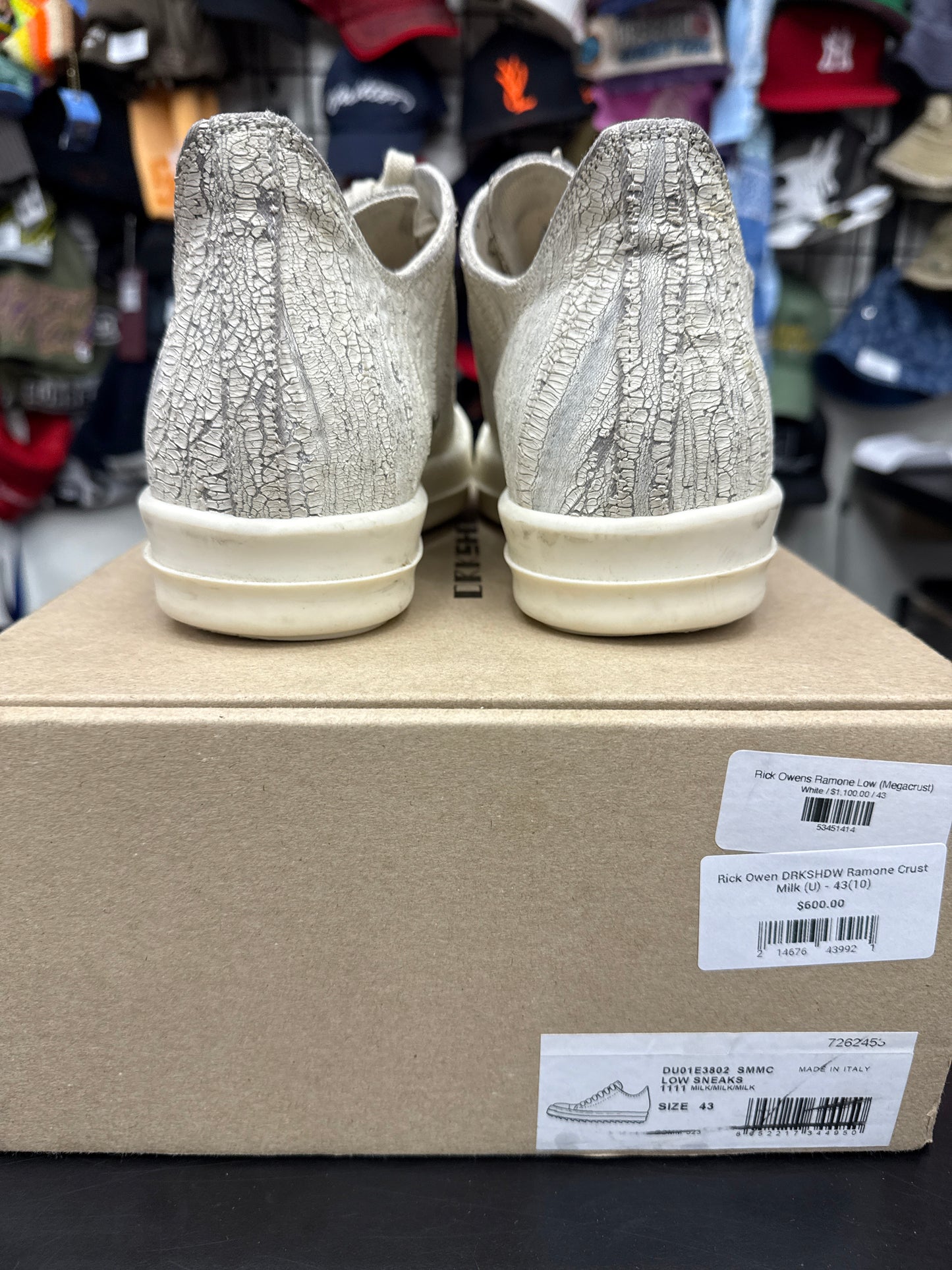 Rick Owen DRKSHDW Ramone Crust Milk (U) - 43(10)