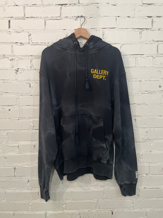 Gallery Dept Grey Distressed Hoodie - L