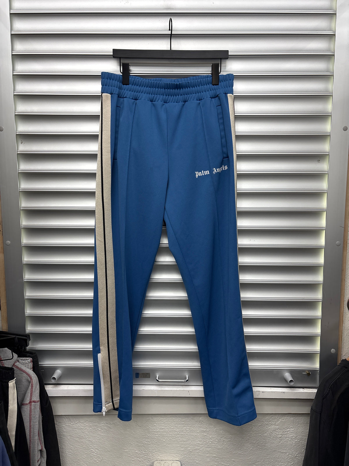 Palm Angels Blue Trackpants - XL**