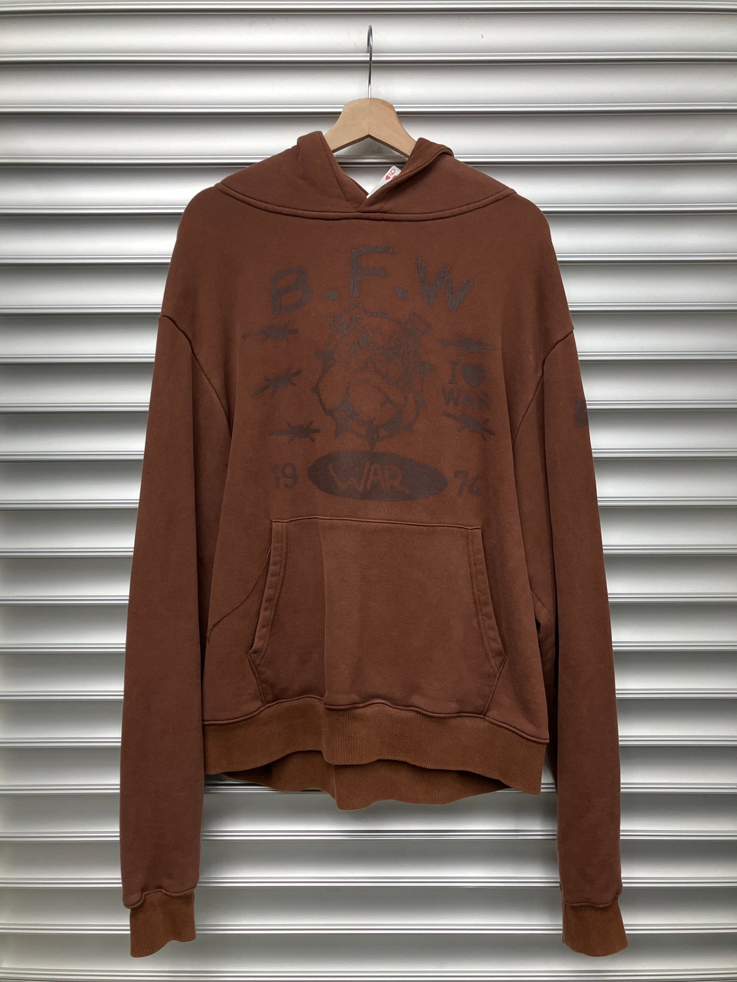 74 BFW Brown Hoodie - L*