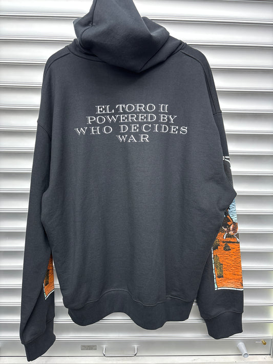 Who Decides War Black Hoodie Large