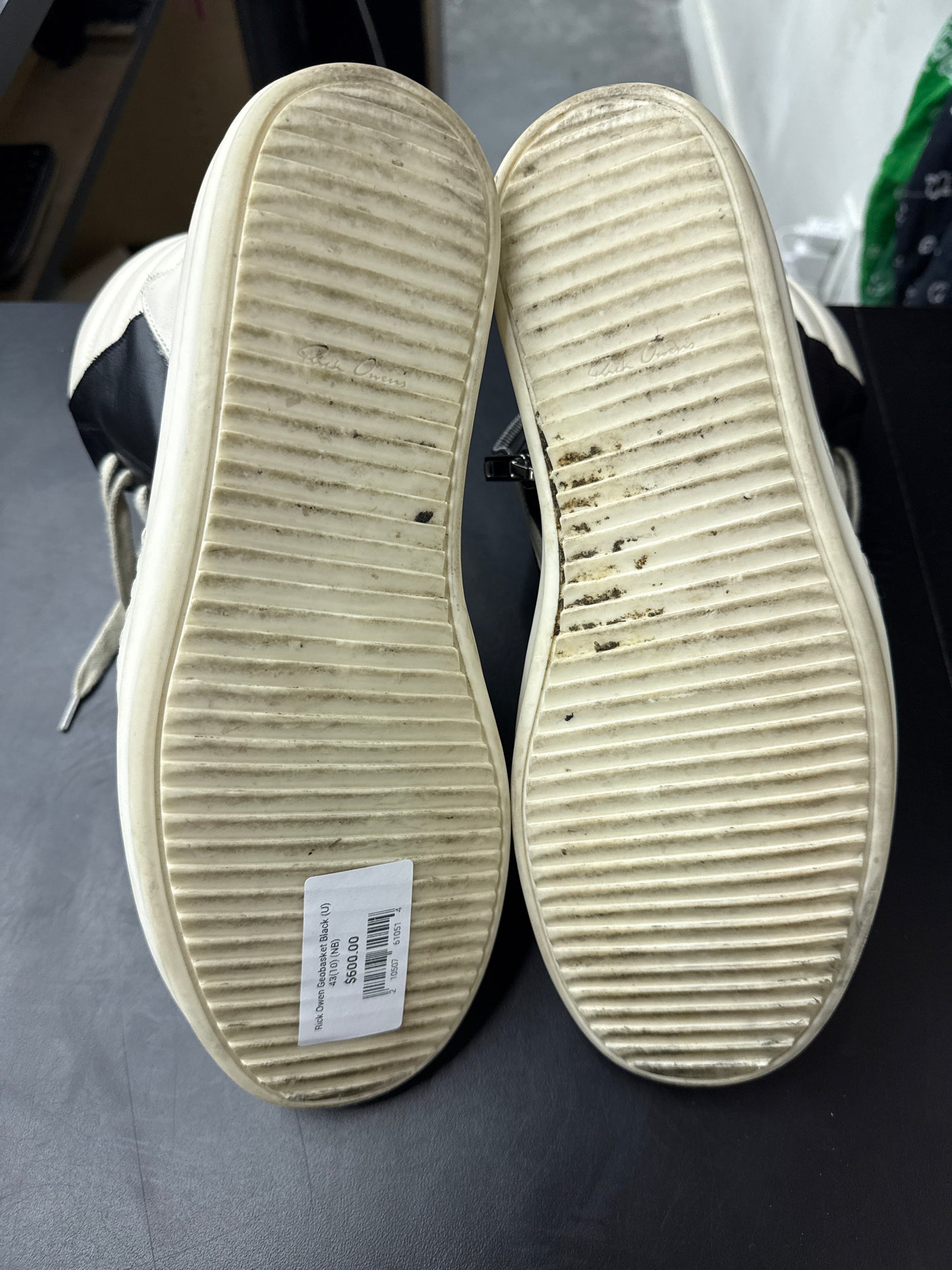 Rick Owen Geobasket Black (U) - 43(10) (NB)