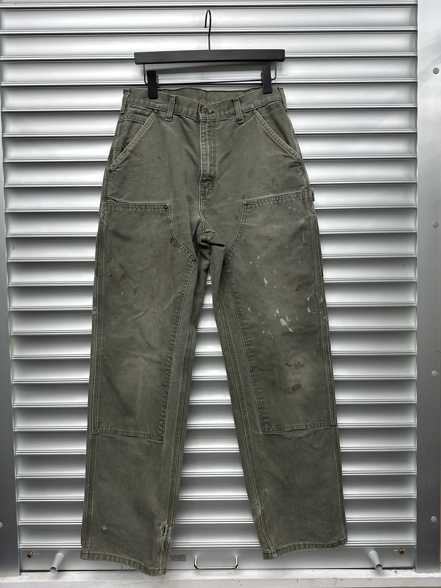 Vintage Carahrtt Green Double Knee - 32x34