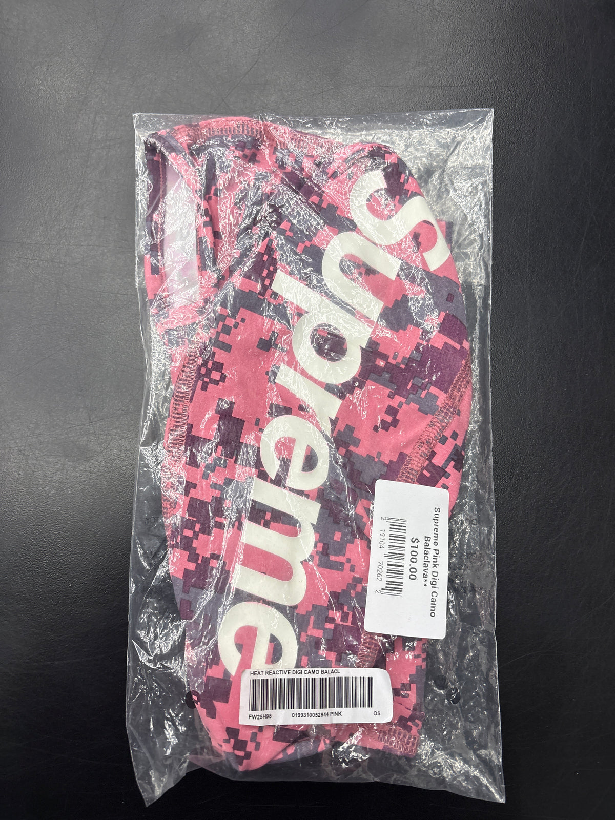 Supreme Pink Digi Camo Balaclava**