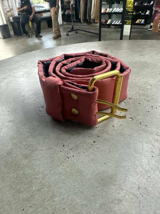Aris Tatalovich Pink Puffer Belt