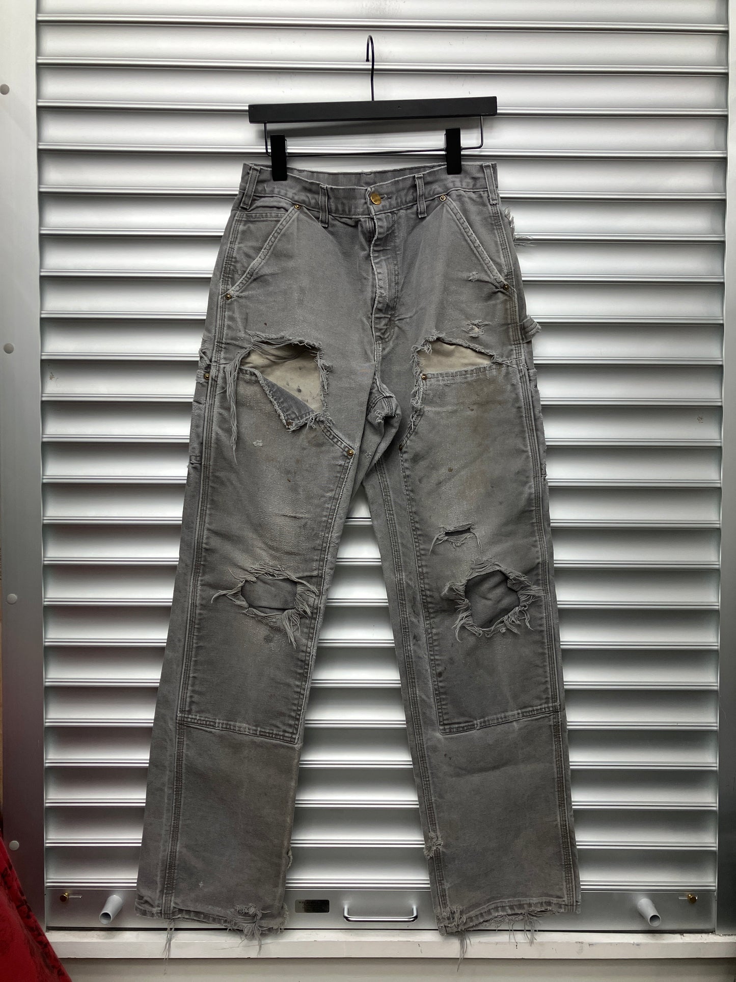 Vintage Carhartt Grey Double Knee Pant - 32