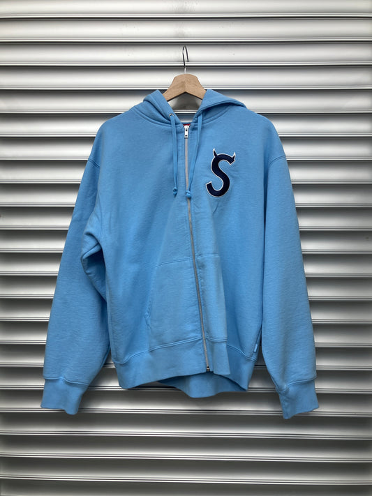 Supreme Blue Zip Up - M