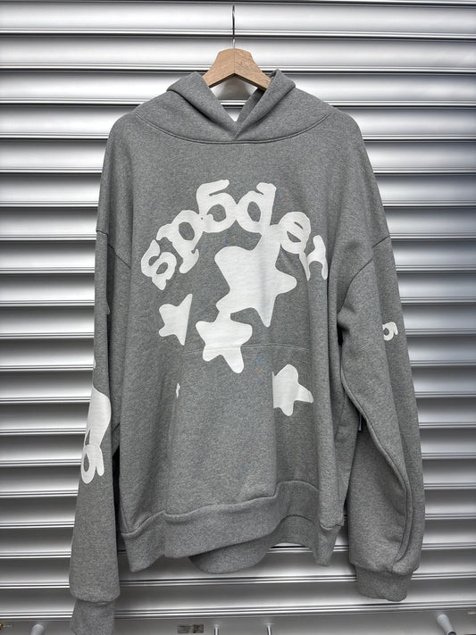Spider Grey Beluga Hoodie - XXL