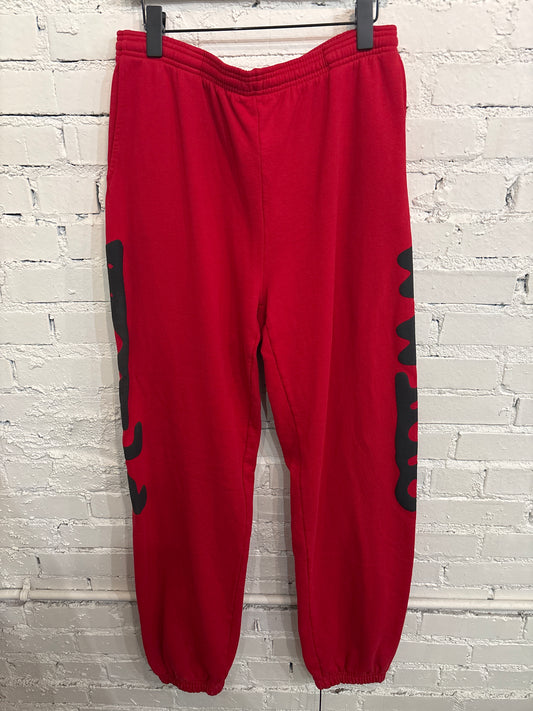 Spider Red Sweatpants - Large