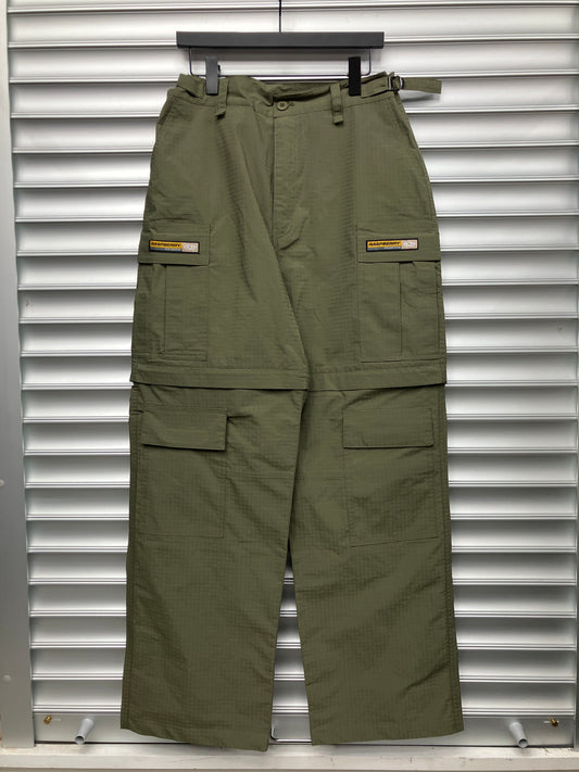 Raspberry Green Convertible Cargo Pants - S*