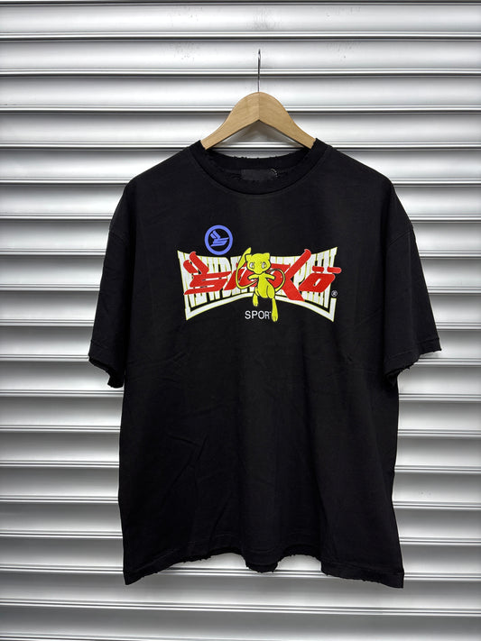 New Day Same Pain Sicko Blk/Yellow Tee - M**