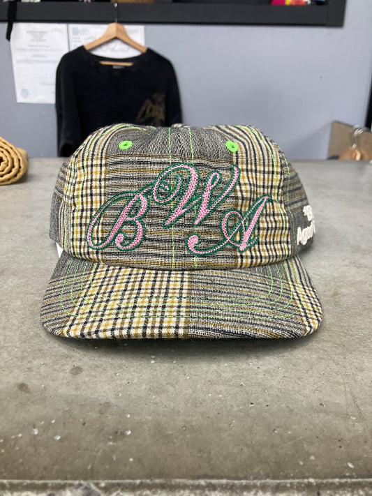 Better With Age Yellow Plaid Hat