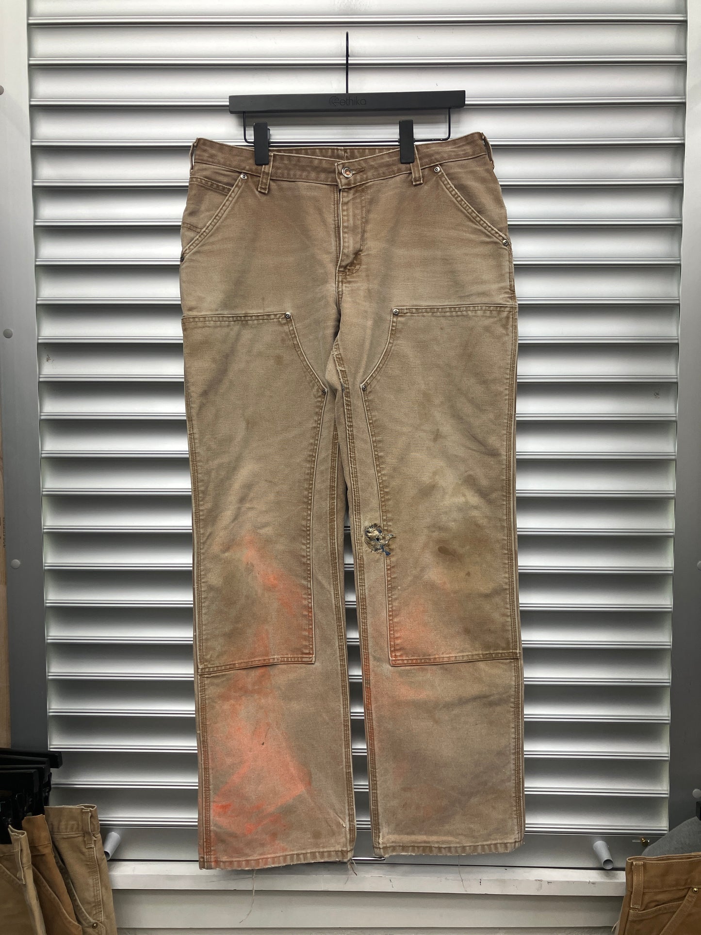 Vintage Tan Carhartt Double Knees - 34