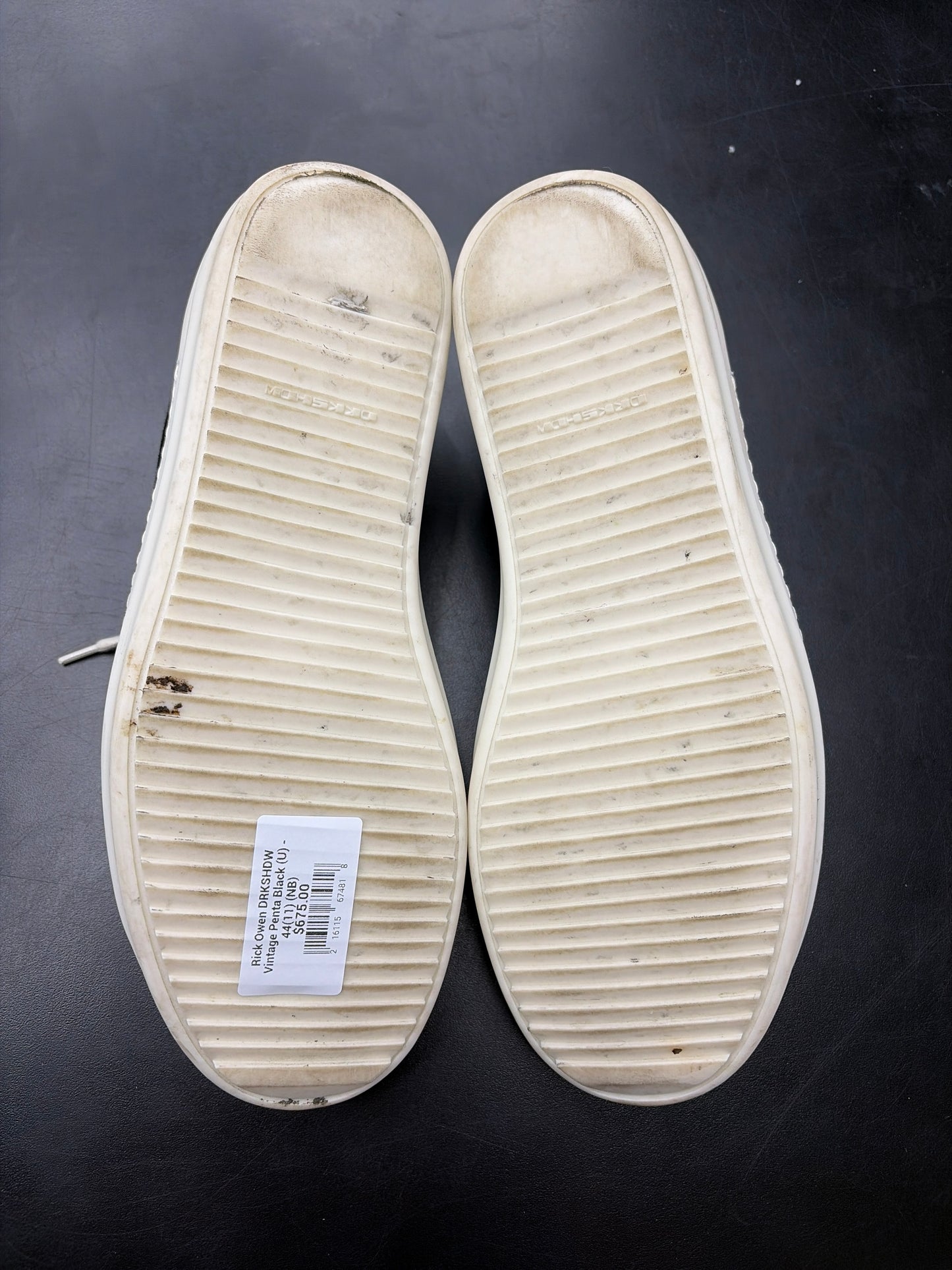 Rick Owen DRKSHDW Vintage Penta Black (U) - 44(11) (NB)