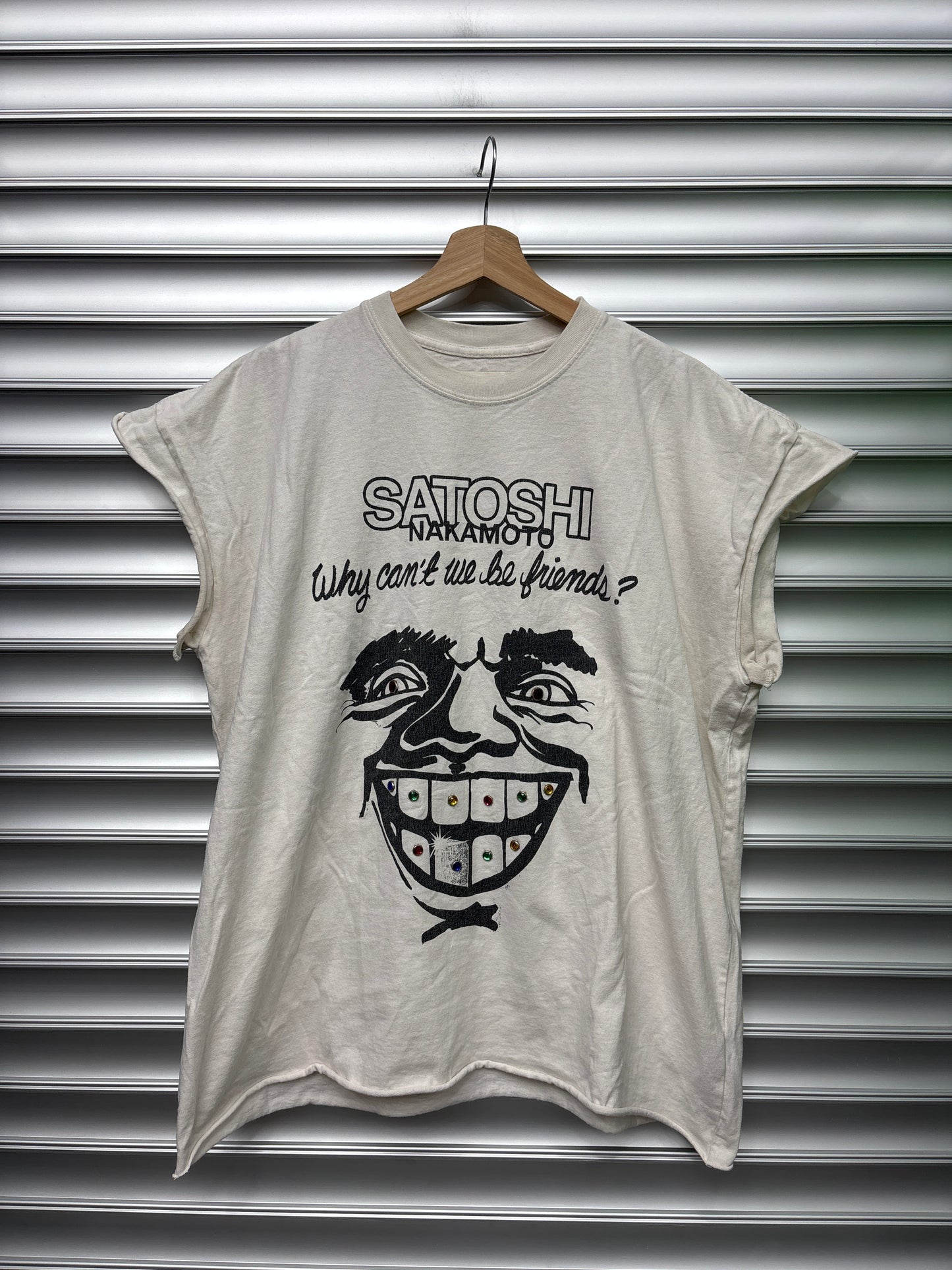 Satoshi Nakamoto Why Cant We Be Friends Tank - M