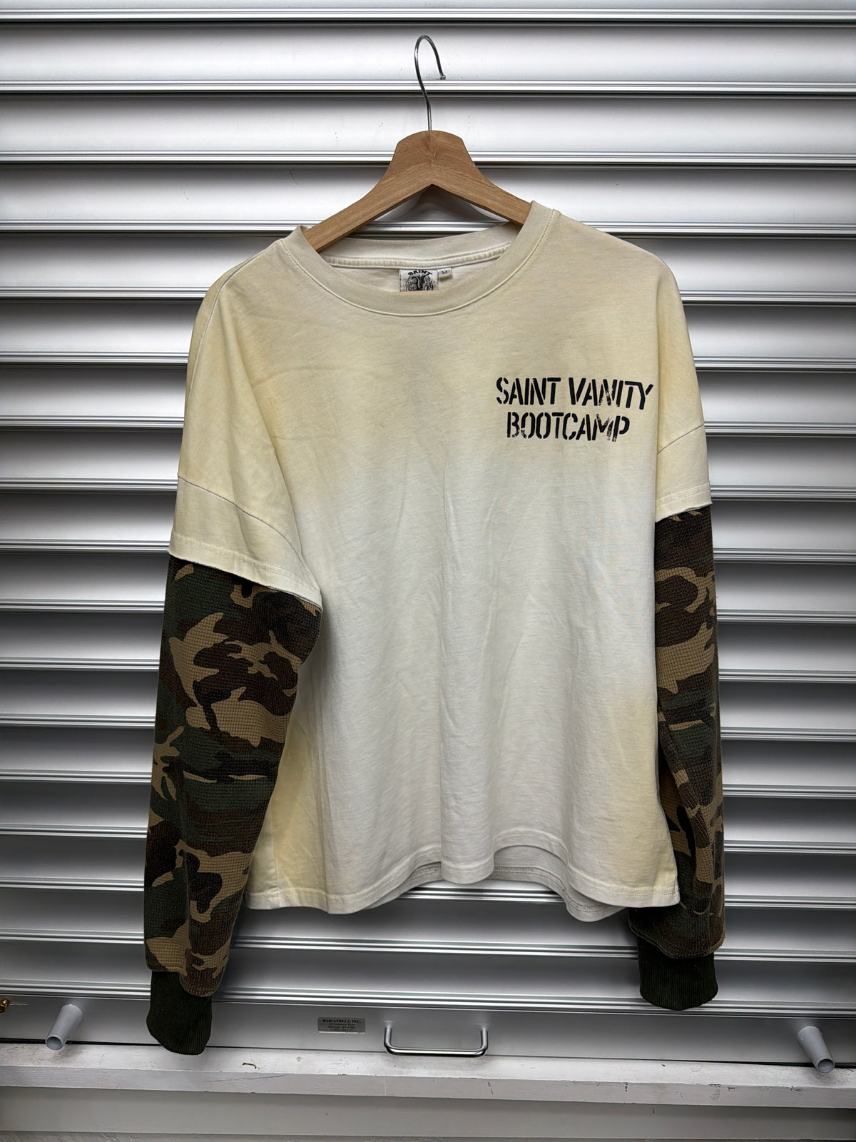 Saint Vanity Bootcamp Camo Longsleeve - M**