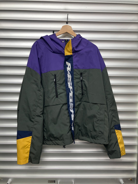 Raspberry Color Block Tech Jacket - L