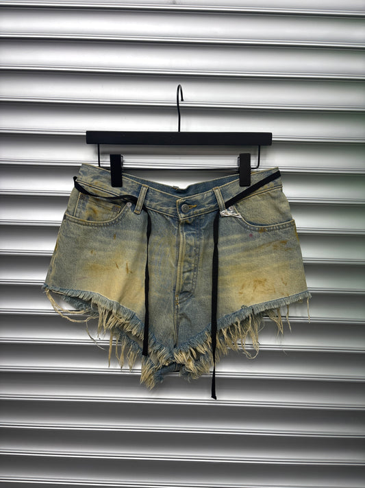 Maison Margiela Mudwash Denim Shorts - 42