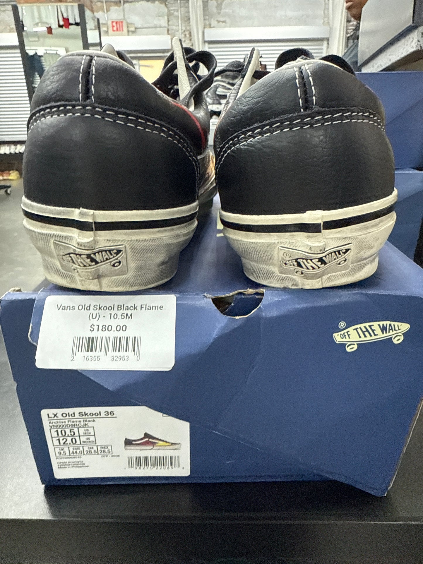 Vans Old Skool Black Flame (U) - 10.5M